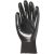   Szerelőkesztyű, szürke pa/fekete nitril mártás, 3/4 hát