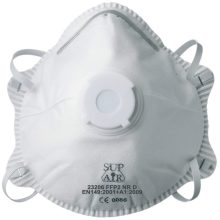 Supair ffp2sl nr d csésze formájú szelepes pormaszk
