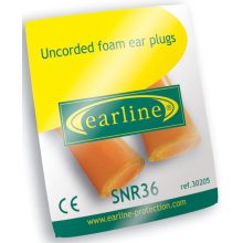 Earline - lekerekített pu füldugó snr 36db
