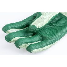 Mártott zöld vulkanizált latex, kötött szellőző kézhát