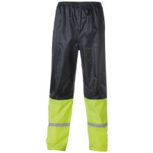 Fluo esőruha fényvisszaverő csíkkal, sárga