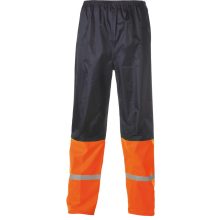 Fluo esőruha fényvisszaverő csíkkal, narancs