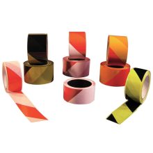 Jelzőszalag 5cm/100m piros/fehér