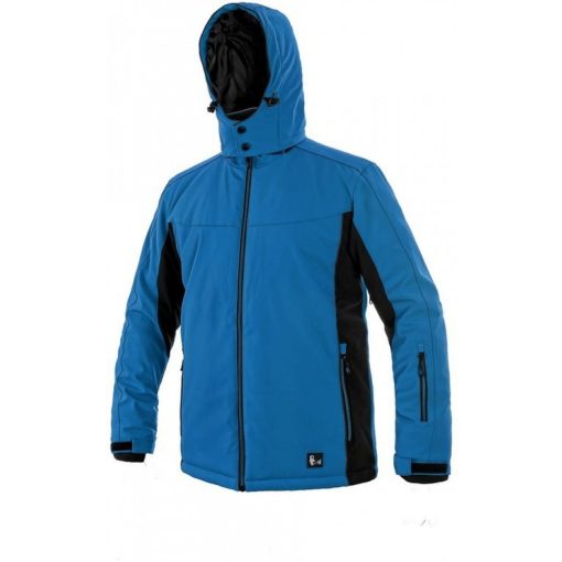 Vegas bélelt softshell férfi kabát Fekete