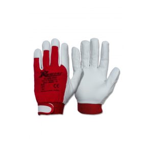   Rewear SI-AG munkavéd. kesztyű színb.tenyér piros kézhát